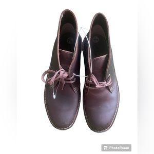 Clarks Bushacre 2 Chukka Boot Dark Brown Leather NWOB